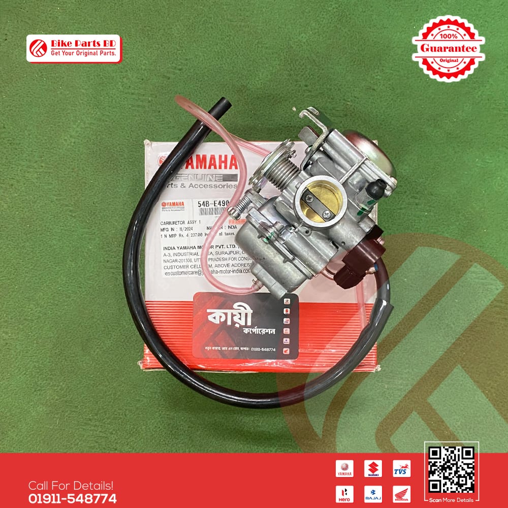 Carburetor Assy (Single Acc) for Yamaha SZRR bike.