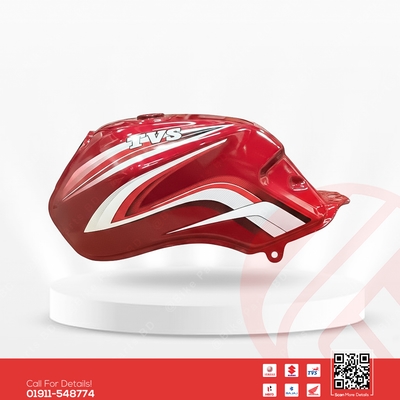 Fuel Tank for TVS Metro (RED Color) bike._img_0