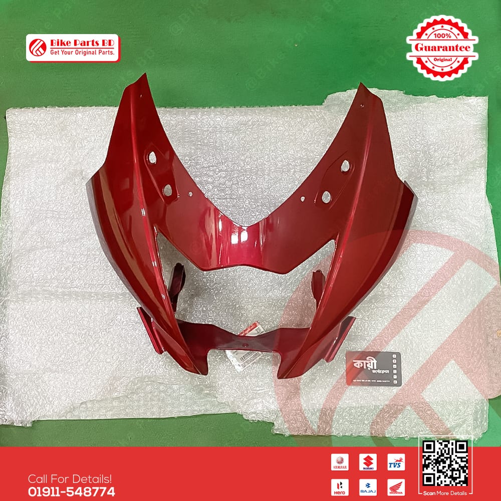 Metershed-Faring for Suzuki Gixxer SF (Old Model, Merun Red) bike.