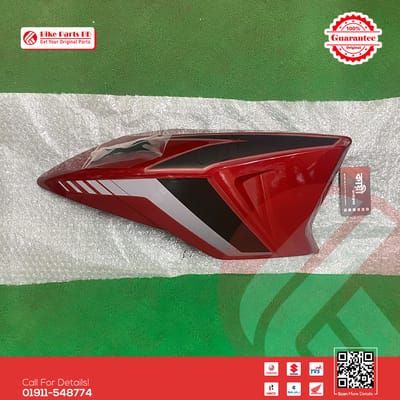 Tanky Kan (Glossy Red Color-1 Pair) for TVS RTR 2V 160cc bike._img_0